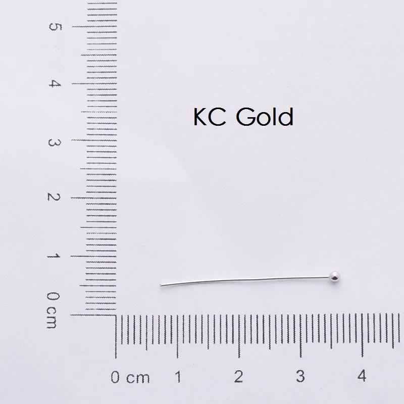 300 шт 0,5x30 мм 2 разных цвета шариковая головка булавка медный Золотой ювелирный бисер фурнитура ювелирные аксессуары для ювелирных изделий DIY - Цвет: KC Gold