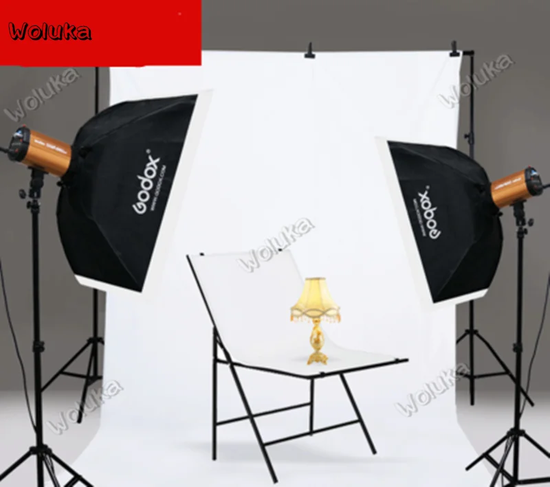 Godox студия Taobao Студия Вспышка Softbox настольная лампа 250 W статическое портрет аксессуар для стрельбы комплект оборудования CD50 T03