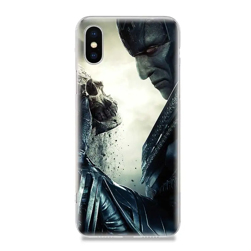 X men Росомаха роскошный силиконовый телефон чехол для iPhone 7 8 6 S Plus 10 Ten XS MAX XR 5 5S SE Art