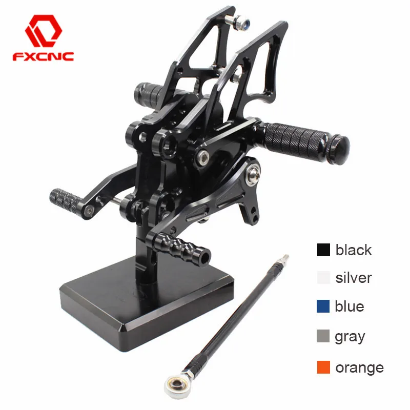 

FOR KAWASAKI NINJA 300R EX300 2013 - 2014 Aluminum Adjustable Motorcycle Rearsets Rear Sets Foot Pegs Pedal Footrest