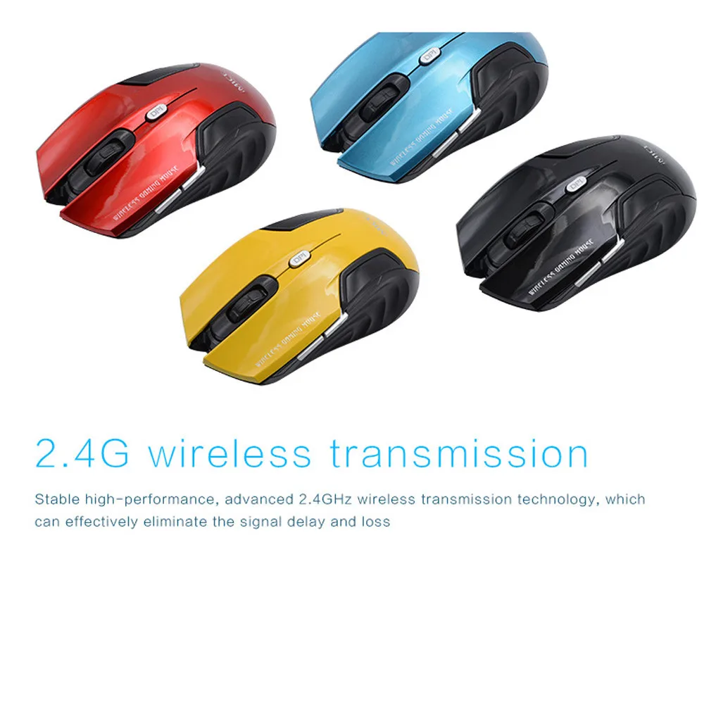 Мышь Raton 2,4 ГГц USB игровой Беспроводной Оптический геймер Мыши для ПК ноутбук компьютерная мышь Стандартный электронный модуль беспроводной inalambrico 18Sep28