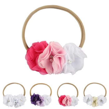 

Baby Pearl Flower Hairband Headband Cute Flower Baby Girl Headband Baby Photograph Props Infant Head Band Baby Hair Accessories