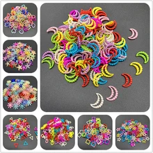 100 шт./лот разноцветные бусины с плоской задней стороной искусственный жемчуг с плоской задней стороной для художественного Скрапбукинг свадебные декоративные бусины для изготовления ювелирных изделий