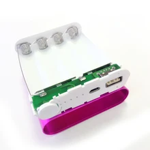 5V 1A USB 4X18650 Мощность банк чехол Комплект Батарея Зарядное устройство коробка для смартфонов