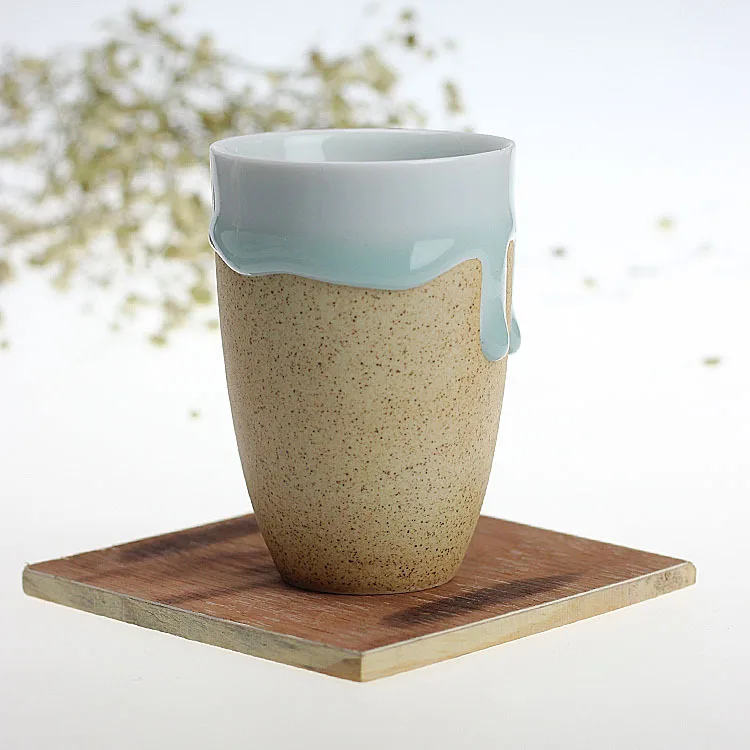 Креативные керамические чашки чашка поток чашка для глазури пара чашки мороженого кружки чашка Onsale