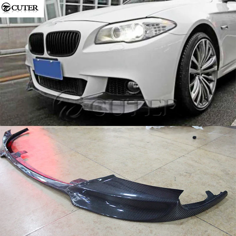 Для BMW F10 5 series 525i 530i M5 M TECH бампер из углеродного волокна передний спойлер