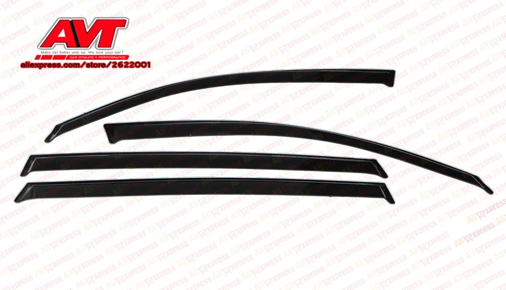 

Deflector for Skoda Kodiaq 2017- 1set\4pcs styling wind window deflector guard auto