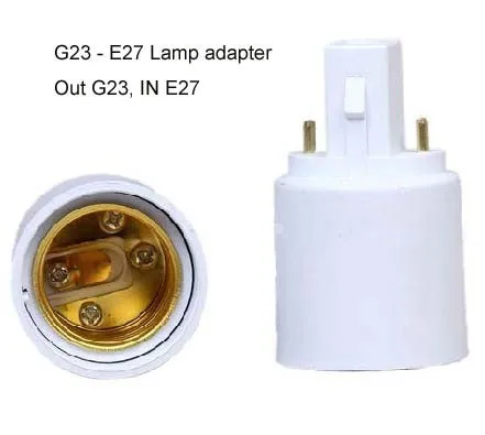 G23 to E27 LED LAMP ADAPTER -Out E23