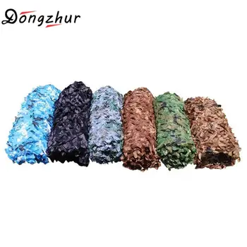 

Dognzhur 2x3M Hunting Military Camouflage Nets Woodland Army Camo Netting Camping Sun Shelter Shade Binding Car Cover
