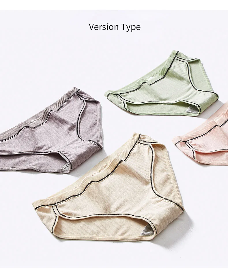 Women's Panties Cotton Female Underwear Ladies Girls Bikini Briefs Plus Size Intimates Lingerie Women Seamless Shorts Culotte M-XXL (5)