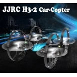 

JJRC H3-2 4ch 6-Axis RC Drone Double Gravity Sensor FPV Quadcopter Car-Copter With 2.0mp HD Camera