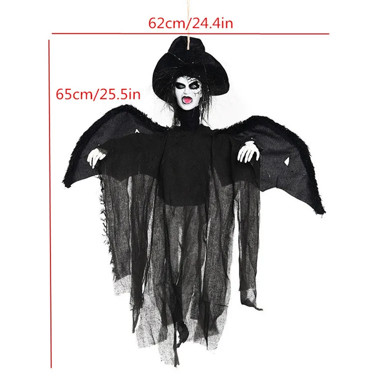 Cosplay&ware Halloween Decoration Electric Horror Toys Housekeeper Witch Standing Ghosts Home Haunted Bar Doorway -Cosplayware Store HTB1hwbXarvpK1RjSZFqq6AXUVXar.jpg