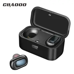 CBAOOO СПЦ Беспроводной Bluetooth наушники IPX5 Водонепроницаемый спортивные наушники с Bluetooth стерео наушники с микрофоном маленький беспроводной