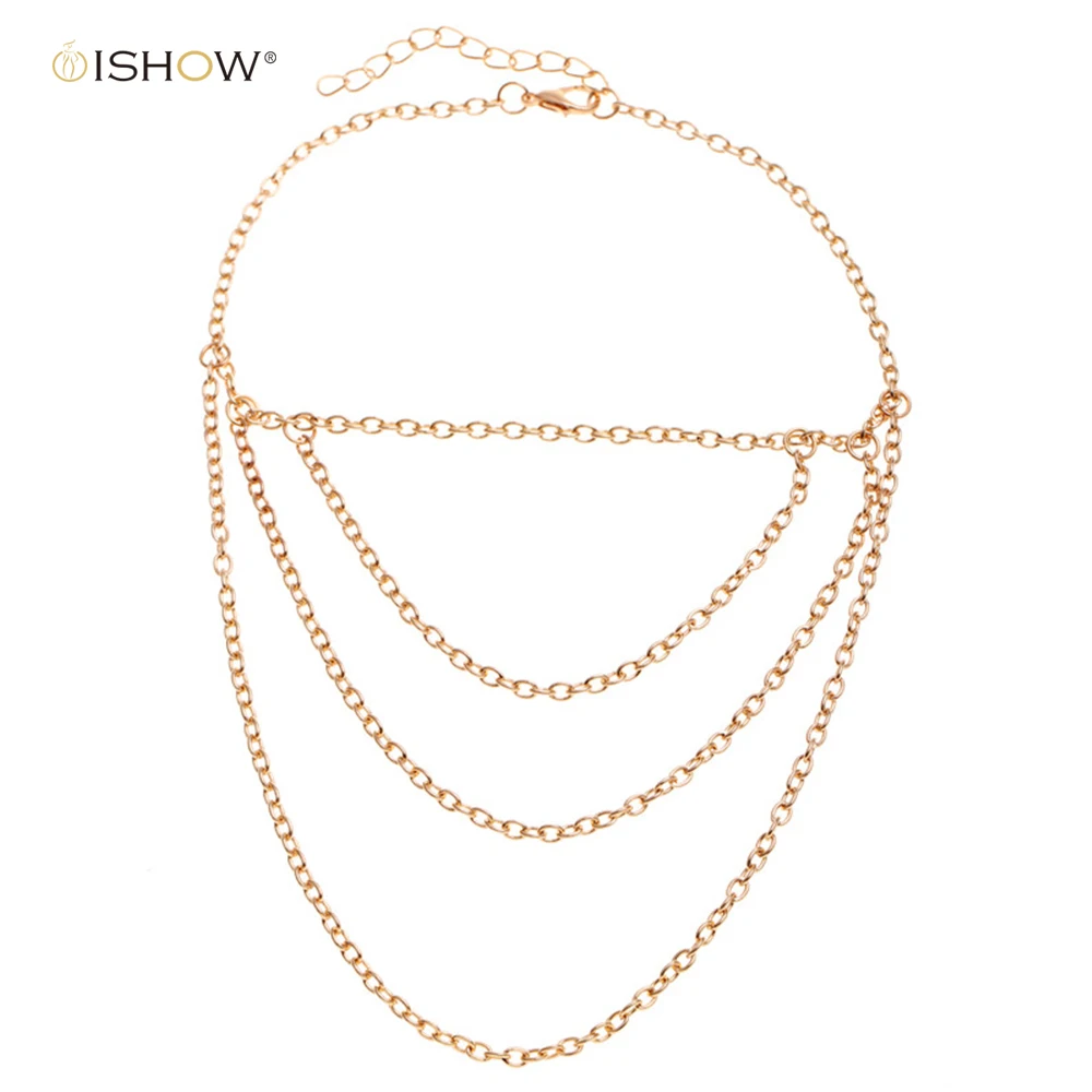 Fashion jewelry women gold color charm arm chain upper arm cuff armlet