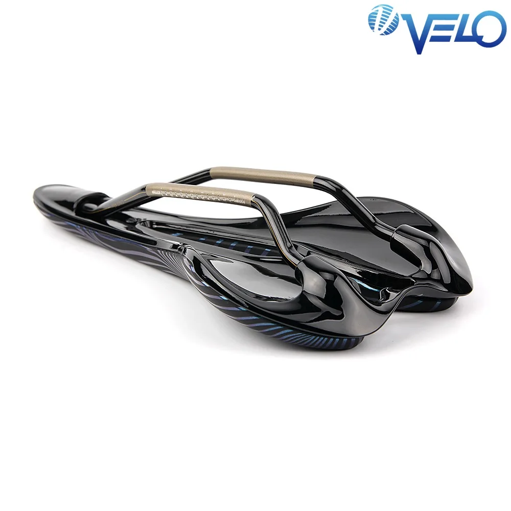 Велосипедное седло Velo Racing из микрофибры сверхлегкое Сиденье силикона и геля для