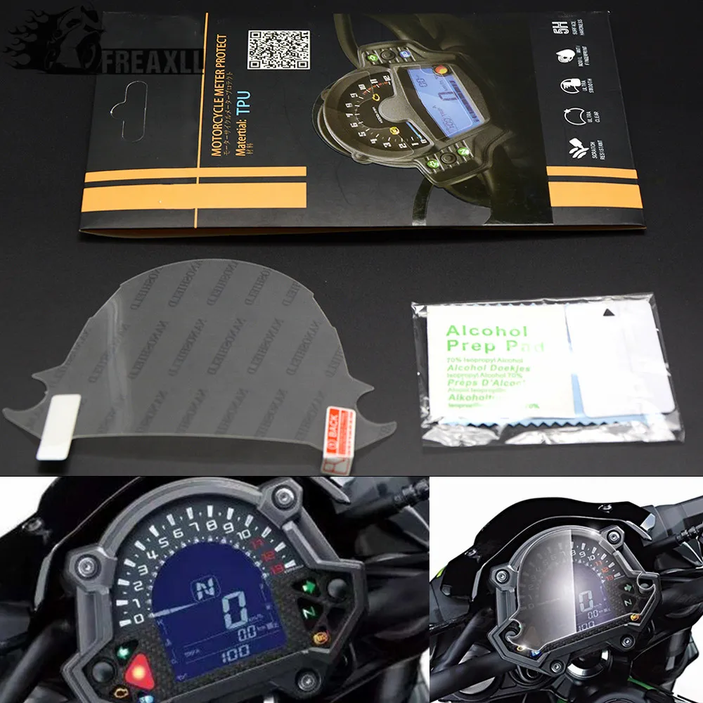 

For Kawasaki Z900 Z650 Z 900 2017 Motorcycle Accessories Dashboard Instrument Cluster Scratch Protection Film Screen Protector