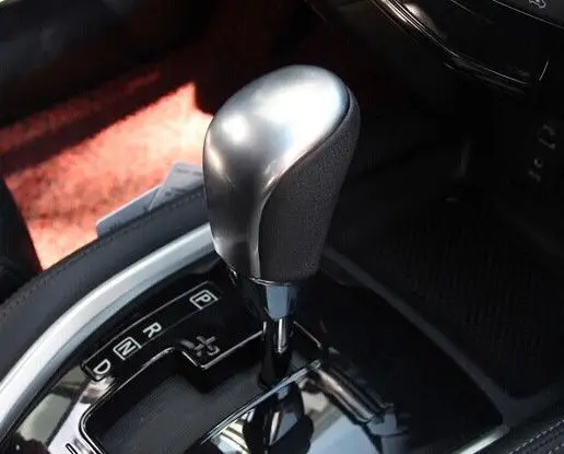 

Matt Chrome AT Gear shift Knob Cover Trim For Nissan Sentra 2013 2014 2015