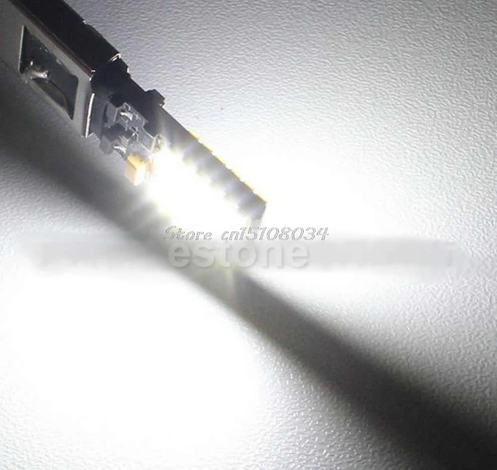 24-SMD-4014 H3 6500K HID ксенон белый светодиодный лампы для противотуманных фар или дальнего света