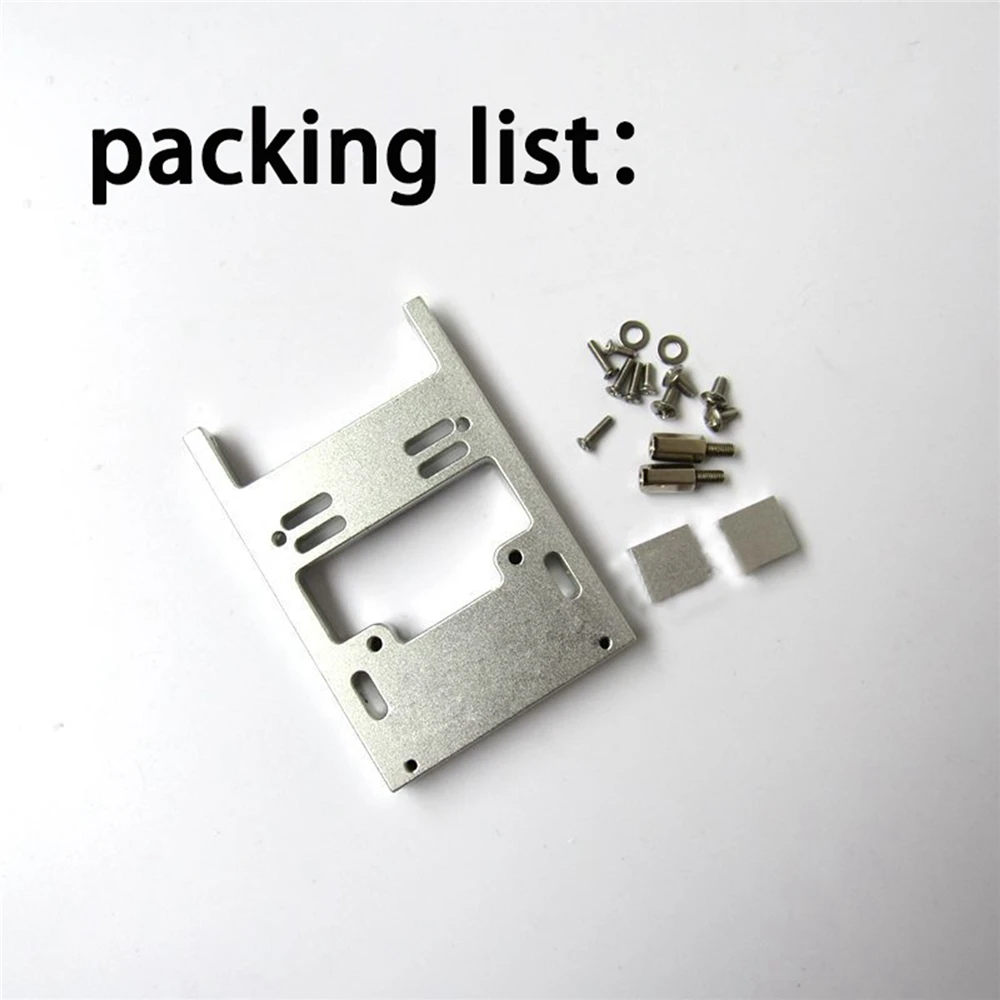 RC Car Servo Upgrade Metal Steering Servo Fixed Mounting Bracket for General Model RC Car Parts with Screws