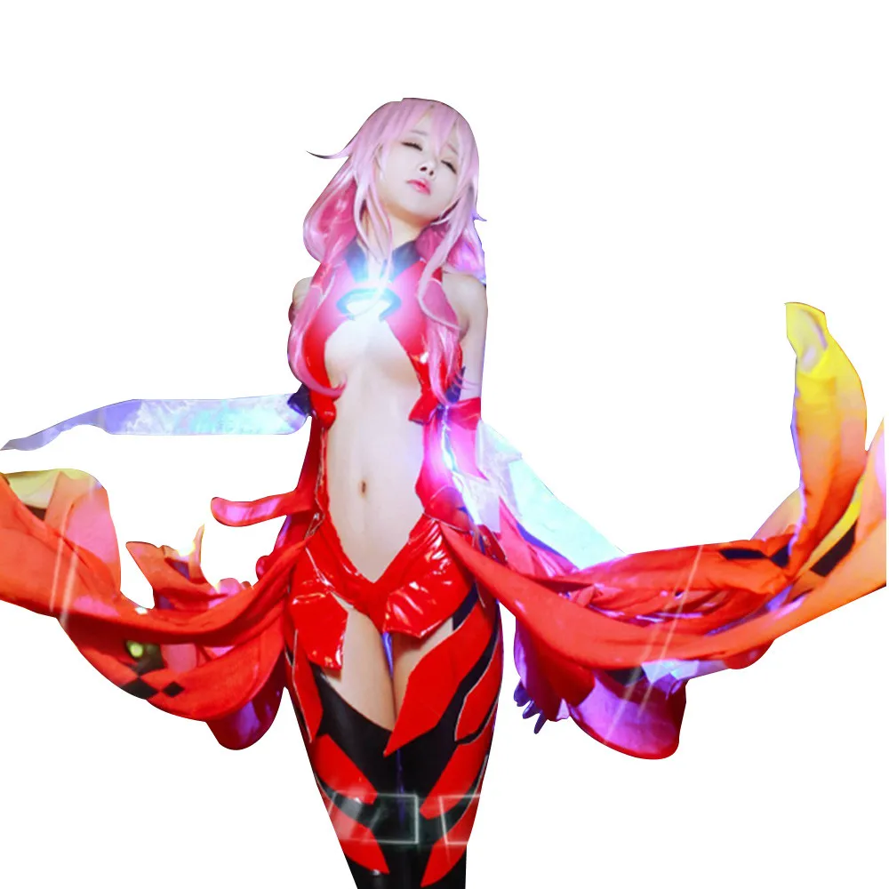 Guilty Crown Inori Yuzuriha костюм оригинальный карнавальный юбка перчатки голова