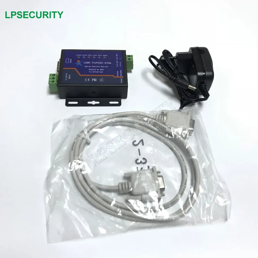 Промышленный последовательный преобразователь RS232 RS485 в Ethernet TCP/IP 5 6 В постоянного