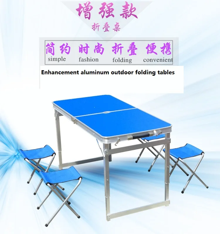 

Enhancement outdoor folding tables Aluminum tables and chairs portable tables