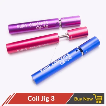 

Quartz Banger Wire Coiling micro Coil Jig tool CW-20 25 30 kuro koiler Coil Rebuilding DIY heating Coil for E Cigarettes RDA RTA