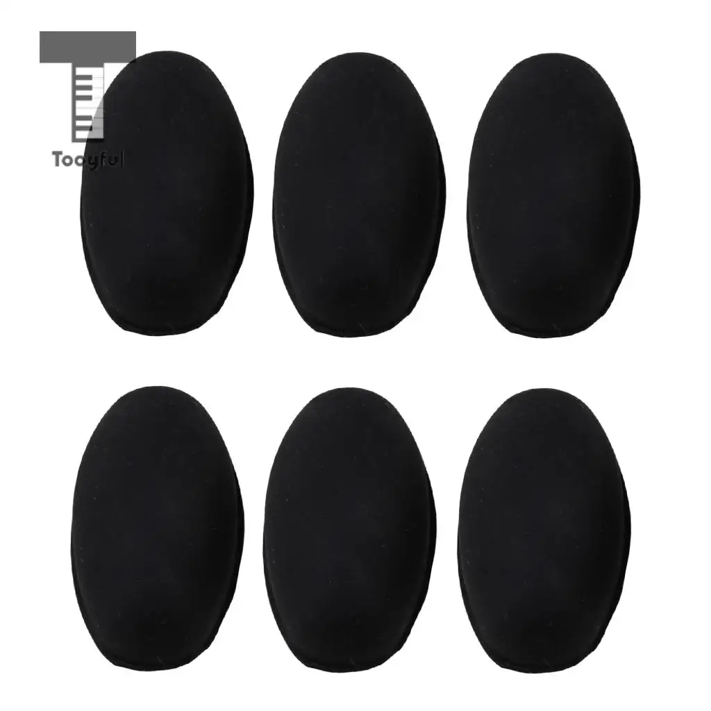 6 Pc Wind Instrument Saxophone Sax Thumb Finger Rest Palm Key Risers for Alto Tenor Soprano Sax Key Pad