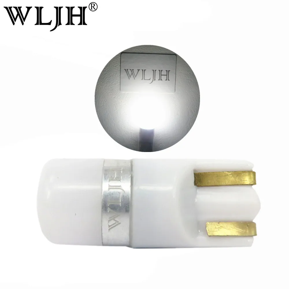 

WLJH 2x T10 Led W5W 3030 SMD 12V Car Interior Auto Motor License Plate Turn Signal Trunk Lamp Clearance Lights Reading Lamp Bulb
