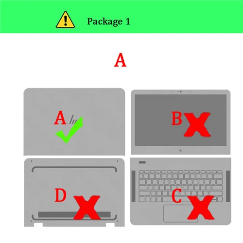 Тетрадь Защитная пленка для hp ENVY 17 13-D023TU 13-AB028TU 13-AD023TU 13-AH0006TU 6-1016TX X360 13-AG0007AU ноутбук Стикеры - Цвет: Package-1    A