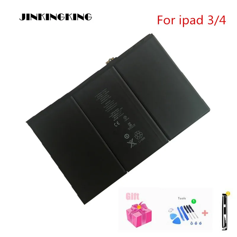 Планшетный аккумулятор для iPad 3/4 rd 11560 мАч A1403 A1416 A1430 A1433 A1459 A1460 A1389 сменный аккумулятор+ Инструменты