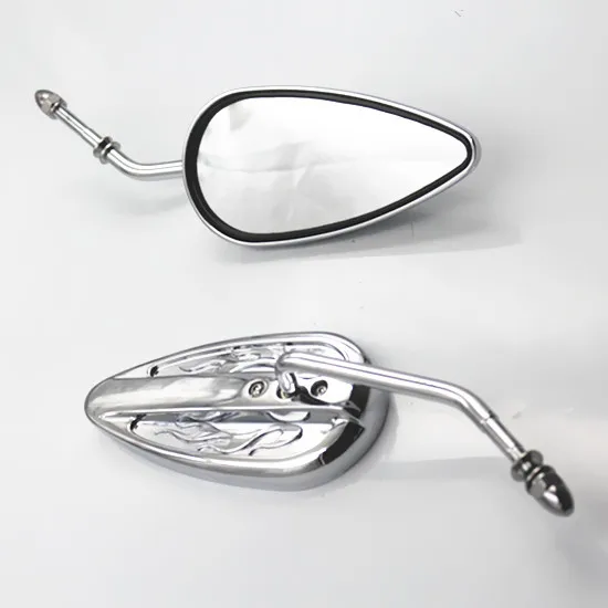 Motorcycle Chrome Custom CNC Mirrors For Harley Dyna Electra Glide Road