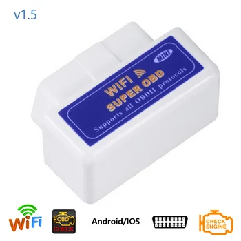 

Dewtreetali Auto Code Reader ELM327 V1.5 PIC18F25K80 Chip ELM327 WIFI Works for Android IOS ELM327 V 1.5 Car Diagnostic Tool