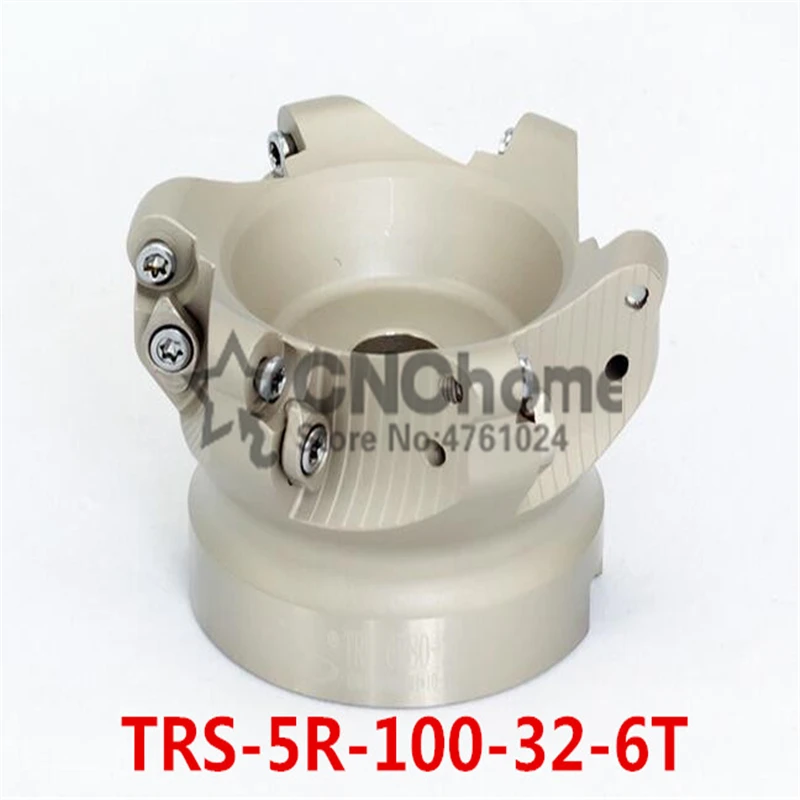 

TRS5R 100-32-6T Face End Milling Cutter Indexable Flat Roughing Cutting ,CNC Milling Cutter