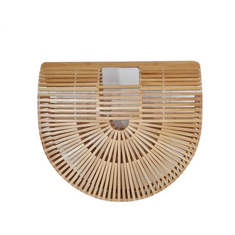 

Women Handbag Summer Bamboo Bag Women Beach Bag Female Handmade Woven Beach Handbags Bamboo Totes Travel Hand Bags bolso bambu