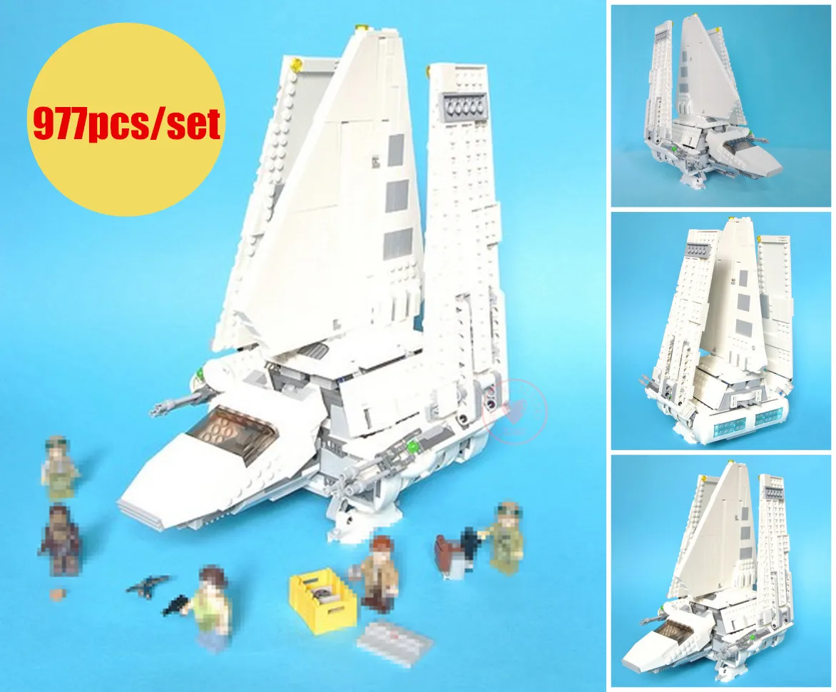 

New Star fighter Shuttle Self-Locking Tydirium fit legoings star wars figures plane Building Blocks Bricks toys 75094 diy gift