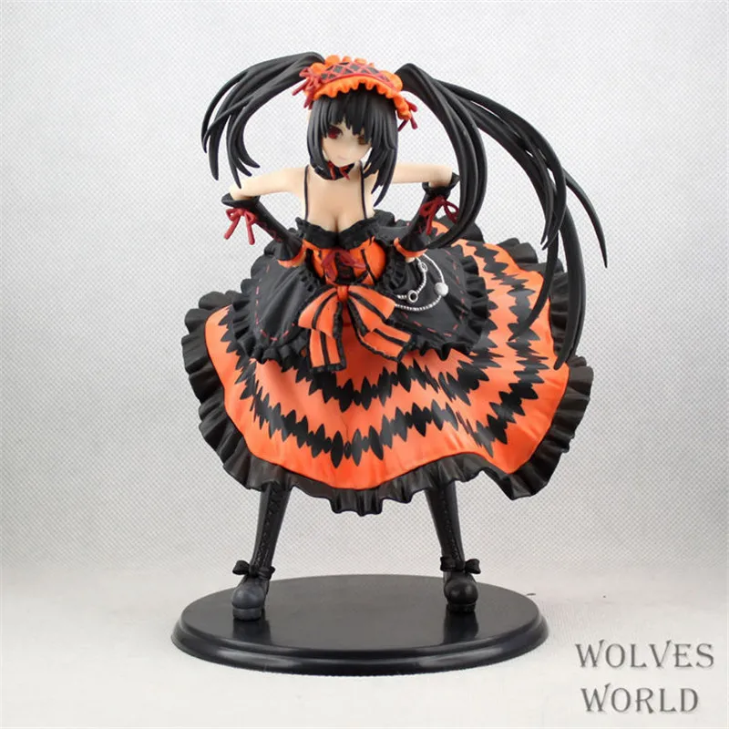 

Anime Date A Live Sexy Girl Figure Nightmare Tokisaki Kurumi PVC Action Figure Model Collection Kids Toys Doll 21CM
