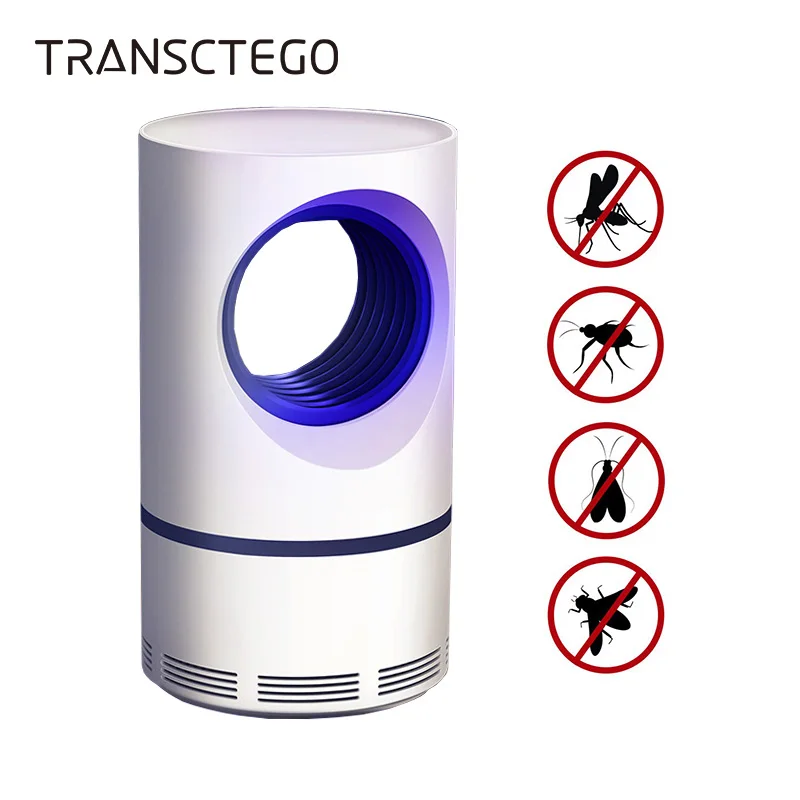 Светодиодная УФ лампа ловушка для комаров USB устройство уничтожения насекомых
