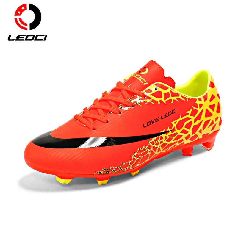 

LEOCI Anti-Collision Training Shoes F Football Shoes Boots Outdoor Lawn Soccer Boots for Men/Women/Children Size 33-44