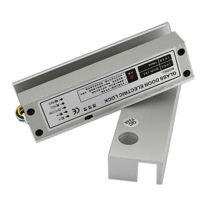 

Fail Safe Security Electric Drop Bolt Lock for FrameLess Glass Door Electronic Door Lock with time delay low temp