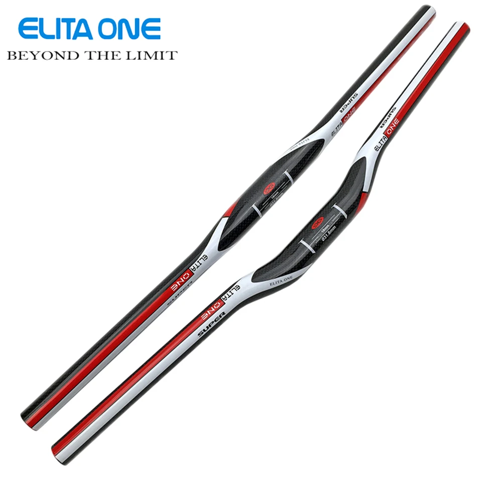

NEW ELITAONE Mountain bike 3k full carbon handlebar matte carbon bicycle handlebar MTB parts 31.8*600-720mm