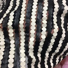 Белый смешанный черный цвет, нигерийская PU кружевная ткань, африканская искусственная кожа вышитые, французская одежда швейная ткань, JRB-121506