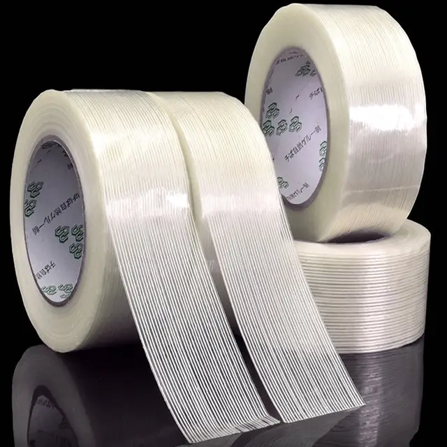 1pcs 50M fiber tape strong glass fiber tape high temperature resistant