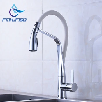 

Promotion Kitchen Sink Faucet Chrome Finish with Hot and Cold Water Single Handle Single Hole