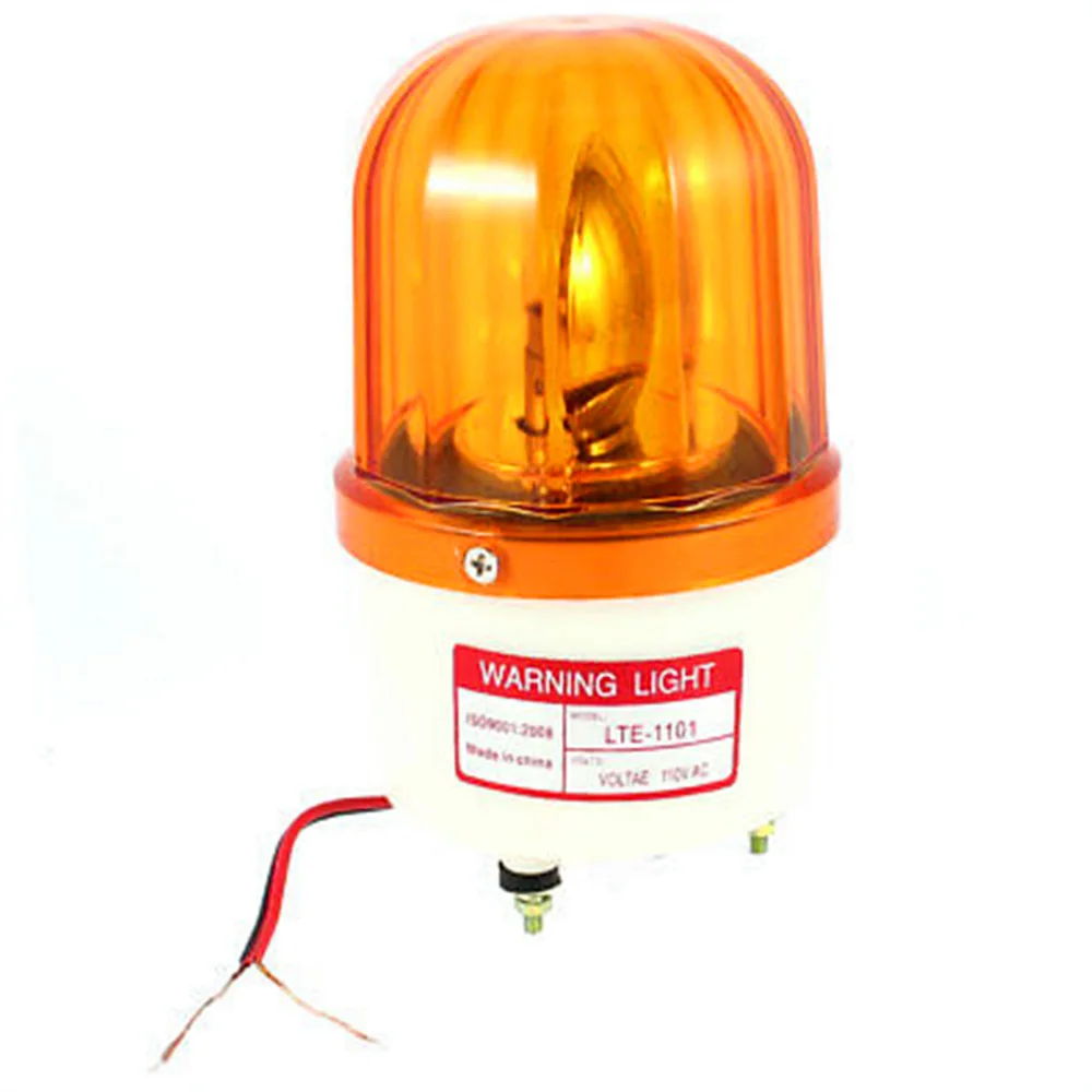 1 Pc Industrial AC 110V Bulb Flash Emergency Rotary Signal Warning