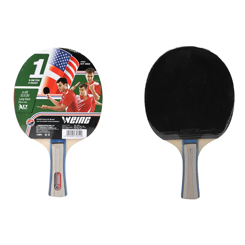 WEING 1002 Table Tennis Racket Horizontal grip Tennis Rubber Long