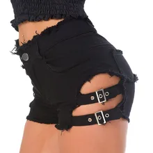 White Black Blue Women's Shorts Streetwear Denim Shorts Women Summer New Sexy Brushed Hem Side Hollow Tight High Waist Shorts White Black Blue Women's Shorts Streetwear Denim Shorts Women Summer New Sexy Brushed Hem Side Hollow Tight High Waist Shorts