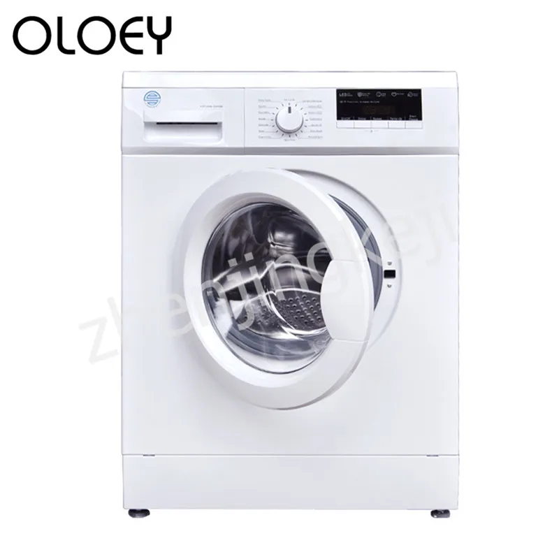 8KG Fully Automatic Front Opening Roller Washing Machine Lower Outlet Anti-winding Save Water Mute First Level Child Lock Clean