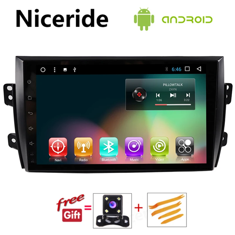 9 &quotAndroid 7 1 автомобильный Dvd стерео для Suzuki SX4 2006 2007 2008 2009 2010 2011 2012 2013 радио GPS