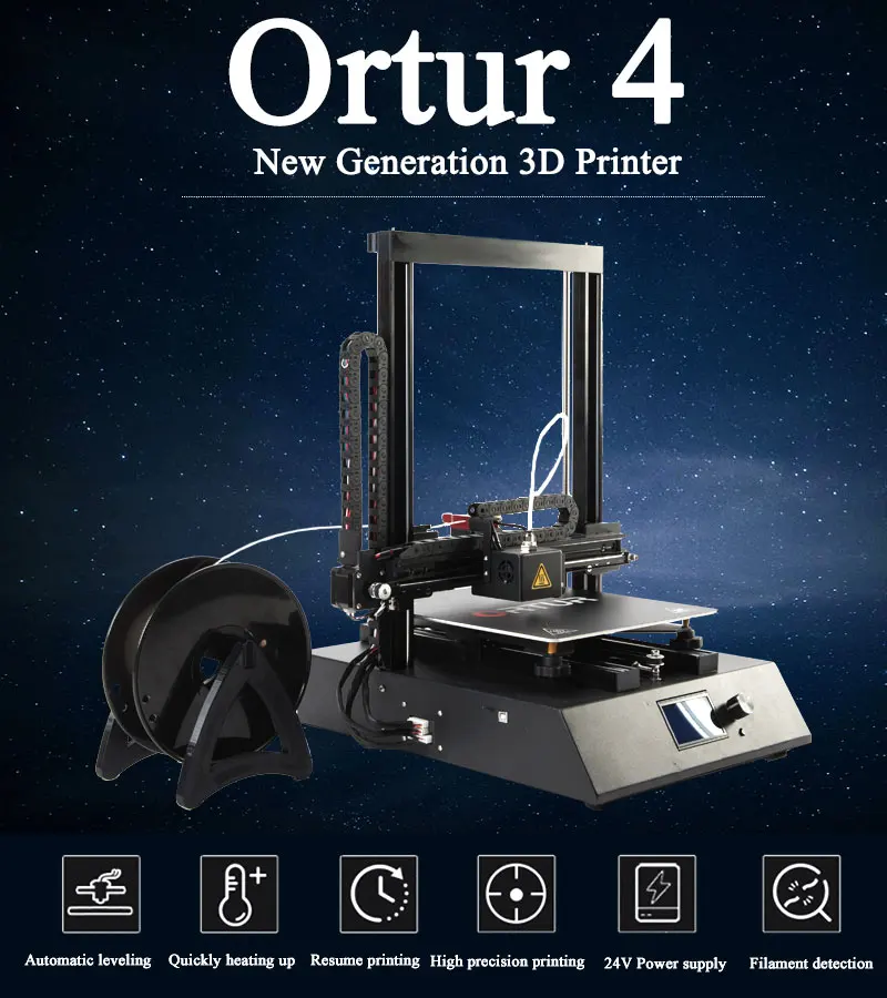 Ortur4 Impresora 3d самый доступный 3d принтер DIY наборы в новейший 3d Принтер() нить Runout